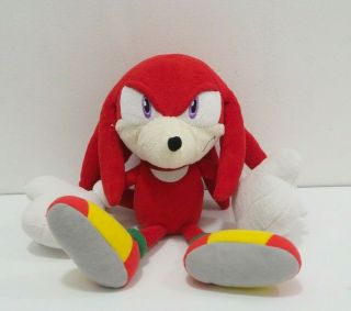 Rare Knuckle Sonic The Hedgehog Sanei Sega Plush 9 " Doll Japan