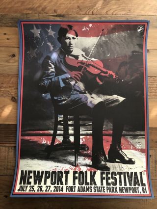 Newport Folk Festival - 2014 Poster - Very Rare - /100