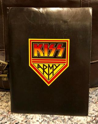 Kiss Army Kit Aucoin Rare Newsletters Inserts Photo Set 1976,  End Of Road Tour