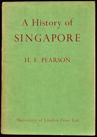 Rare 1956 History Of Singapore Singapura Lion City Stamford Raffles Raja Brooke