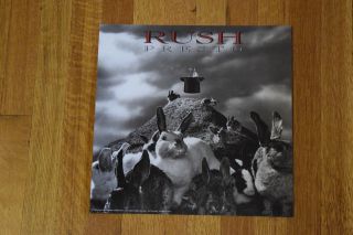 Rush Presto 1989 Rare Record Store Promo Two - Sided Album Flat Poster Atlantic