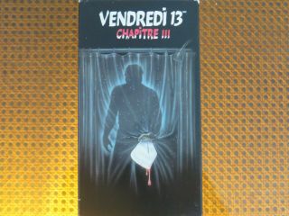 Vendredi 13 (3) (friday The 13tth 3) Vhs Like Rare French Ntsc Horror