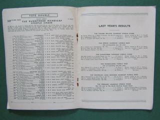 1954 Windsor Racecard - Deux Points,  Lester Piggott wins over Hurdles Very Rare 3