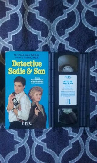 Detective Sadie And Son Vhs Rare Oop Debbie Reynolds - Brian Mcnamara