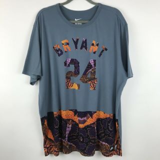 Nike Kobe Bryant Los Angeles Lakers 24 T - Shirt Mens Xxl Rare A05