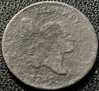 1797 Liberty Cap Half Cent 1/2 Flowing Hair Rare Early Date Circulated 15454