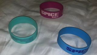 Spice Girls Official World Tour 2019 Show Rubber Wristband Rare Spiceworld