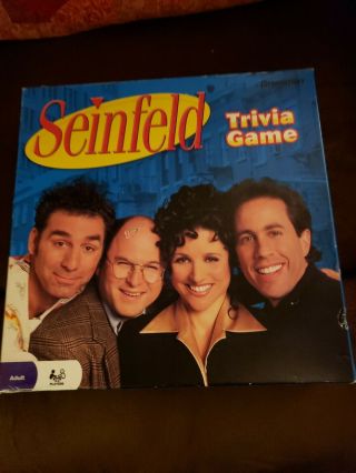 Seinfeld Trivia Board Game 2009 2 - 4 Players Rare Pressman Complete