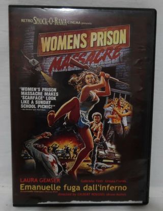Womens Prison Massacre 1983 Shock - O - Rama Horror Dvd Rare Hard To Find Oop