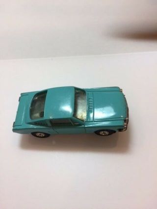 Atlas - Rare Ford Mustang Fastback - Turquoise - H O Slot Car