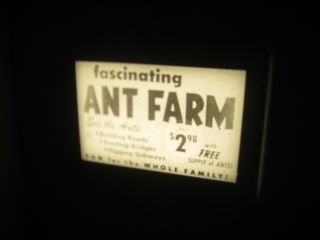 Rare Vintage 16mm Toy Film Commercial - Live Ant Farm A2