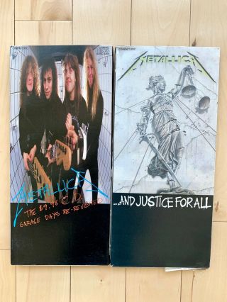 Metallica Garage Days Re - Revisited And Justice For All Longboxes No Cd 
