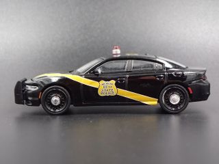 2016 Dodge Charger Pursuit Michigan State Police Rare 1/64 Diecast Model Car