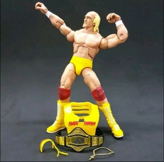 WWE WWF Mattel Elite Defining Moments Hulk Hogan Wrestling Figure Complete Rare 3