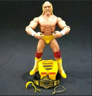 WWE WWF Mattel Elite Defining Moments Hulk Hogan Wrestling Figure Complete Rare 4