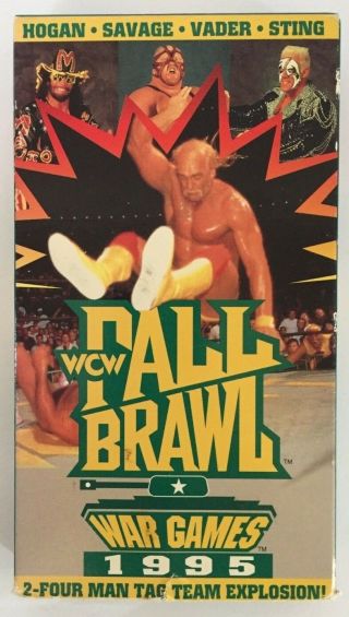 Fall Brawl 1995 Rare & Oop Wcw Wrestling Turner Home Entertainment Video Vhs