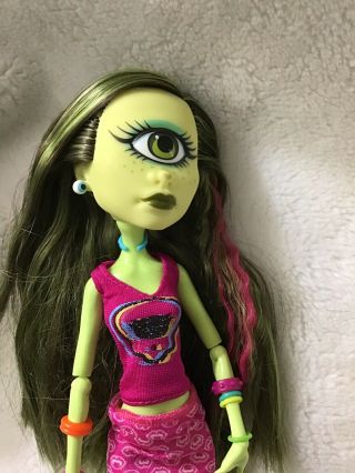 Rare Ever After Monster High Doll Iris Clops I Heart Fashion One Eye Dressed