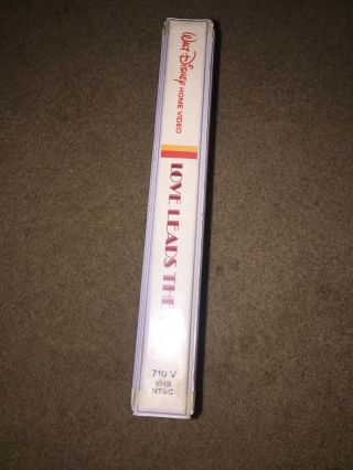 Walt Disney Love Leads The Way Big box slip rare oop VHS 2