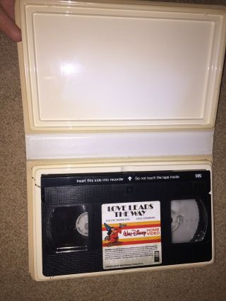 Walt Disney Love Leads The Way Big box slip rare oop VHS 5
