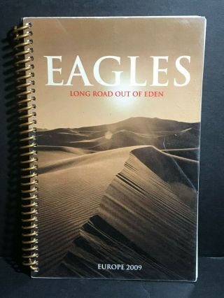 Rare 2009 Eagles Long Road Out Of Eden Europe Tour Band & Crew Media Guide L@@k