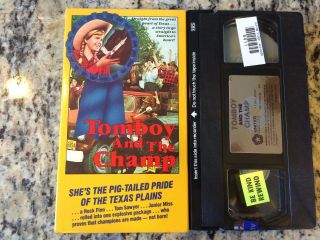 Tomboy And The Champ Rare Vhs 1961 Western Candy More Girl Learns To Walk Again