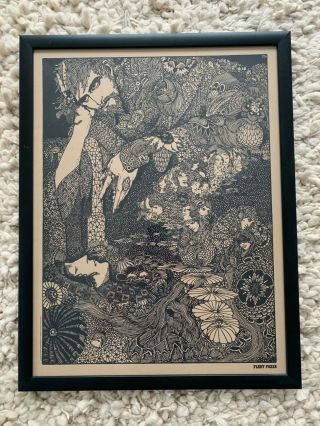 Fleet Foxes - 2011 Concert Poster (19” X 25”) Rare Ltd Print,  Press