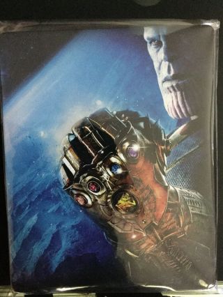 Rare Marvel’s The Avengers: Infinity War (2018) Steelbook 4k Ultra Hd,  Blu - Ray