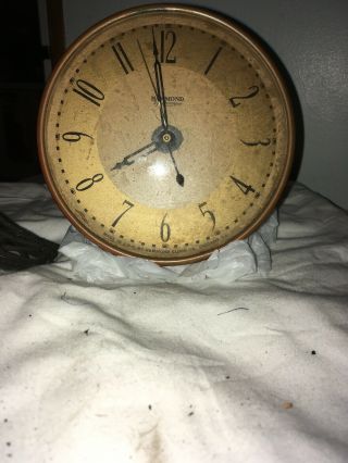 Vintage 1930’s ? Hammond Synchronous 5 1/2” Clock Only - Rare 5