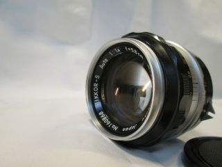 Rare Exellent,  Nikon Nikkor S Auto 58mm F1.  4 Ｎon Ai Lens From Japan - 10