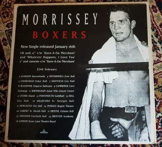 Rare Morrissey Instore Display For Boxers