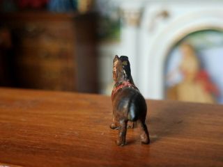 Antique Vienna Bronze Austria RARE MICRO Miniature Horse figure 1:12 5