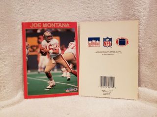 Very Rare Joe Montana 1989 Starline Greeting Card,  San Francisco 49ers,