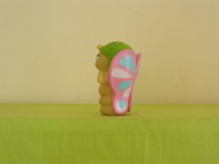 Vintage Hasbro 1980s Glo Worm glow bug BUTTERFLY FINGER PUPPET RARE 2
