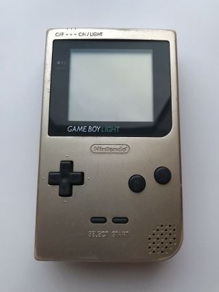 Rare 100 Official NINTENDO GAME BOY LIGHT GameBoy in Gold Limited Edition 3
