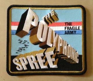 Polyphonic Spree The Fragile Army Promo Badge Rare Clothing Stitched St.  Vincent