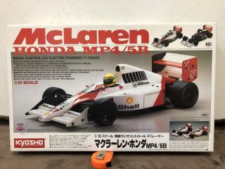 Rare Stock At That Time Kyosho 1 10 Mclaren Honda Mp 4 5b Out Of Print