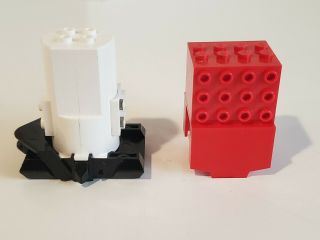 Lego Red 9v Monorail Motor Cover Airport Shuttle 6399 Rare 2619,  Motor