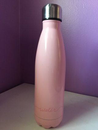 Pink Stainless Steel Water Bottle Me To We Light Rose Canteen Rare Htf Euc