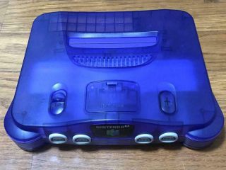 Nintendo 64 N64 Console Midnight Blue Japan Video Games Japanese Rare 332