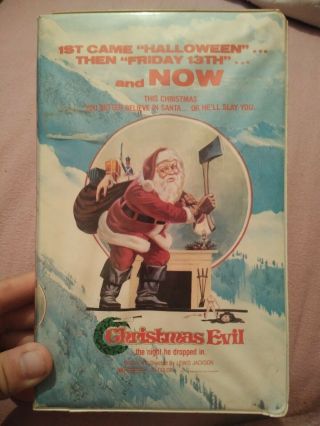 Christmas Evil Vhs Rare Cover Art Please Read The Description