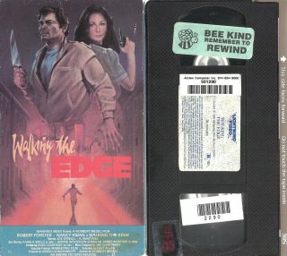 Walking The Edge Lightning Video Vhs Rare Oop Slasher,  Terror Cult B - Movie 80 