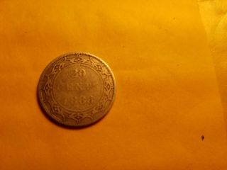 1888 Newfoundland 20 Cent Twenty Cent Silver Coin Rare.