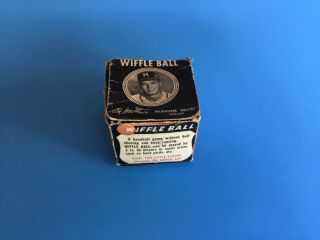 1954 " Eddie Mathews " Wiffle Ball W/original Box Milwaukee Braves Rare