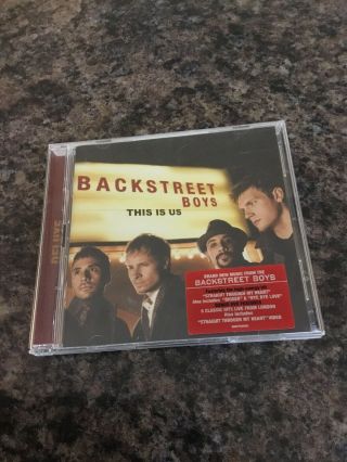 Backstreet Boys - This Is Us Rare Deluxe Cd & Dvd Set With Bonus Live Disc