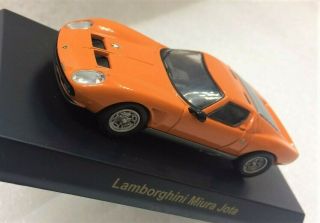 Ship From La 1/64 Kyosho Lamborghini Miura Jota (orange) Limited Edition Rare