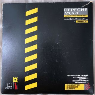 Depeche Mode A Question Of Lust Cassette Single C Bong11 Very Rare