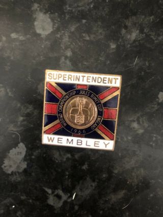 Rare Superintendent Badge 1966