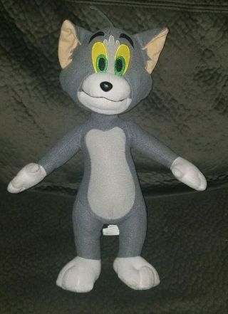Tom And Jerry Plush 15 " Gray Cat 2013 Grey Tom And Jerry Toy 2013 Rare Plush