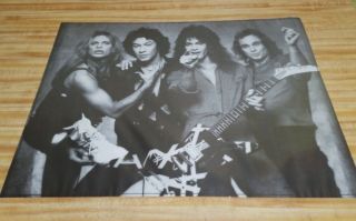 Van Halen Poster Women And Children First Era Rare