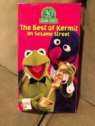 Sesame Street - The Best Of Kermit On Sesame Street Vhs Rare Htf
